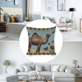 thumbnail image 3 of camel butterfly Qajar artlinen throw pillowcase decoration pillowcase gifting preferred 20x20 inch cushion cover 4 sets sofa pillowcase sofa bedroom living room car, 3 of 8