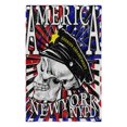 thumbnail image 3 of POPCreation Skull Motorcycle Poster Window Curtain Blackout Curtains Darkening Thermal Blind Curtain for Bedroom Living Room,2 Panel (52Wx84L Inches), 3 of 4