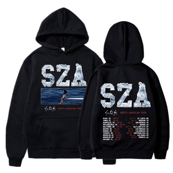 SZA Tour Hoodie, SOS Fashion Hoodie, Men And Women Fashion Casual Hooded Sweater, Sweatshirt, Hooded Sweater-HAPDEN