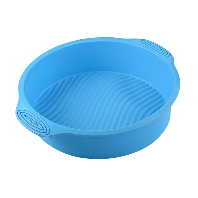 Wosthever Molde de silicona para pasteles de 4, 6, 8 y 10 pulgadas, molde de silicona para hornear, herramienta para hornear, bandeja Herramientas y accesorios para hornear cielo azul
