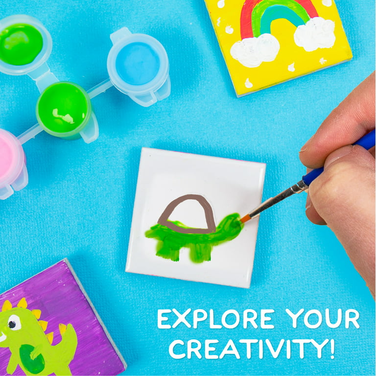 Creative Kids DIY Magnetic Mini Tile Art Crafts Kits For Kids