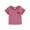 Hot Pink, variant on AherBiu Baby Girls Clothes Summer Tops Toddler Short Sleeve Ruffle Crewneck Comfy Cute Top Tees Shirt