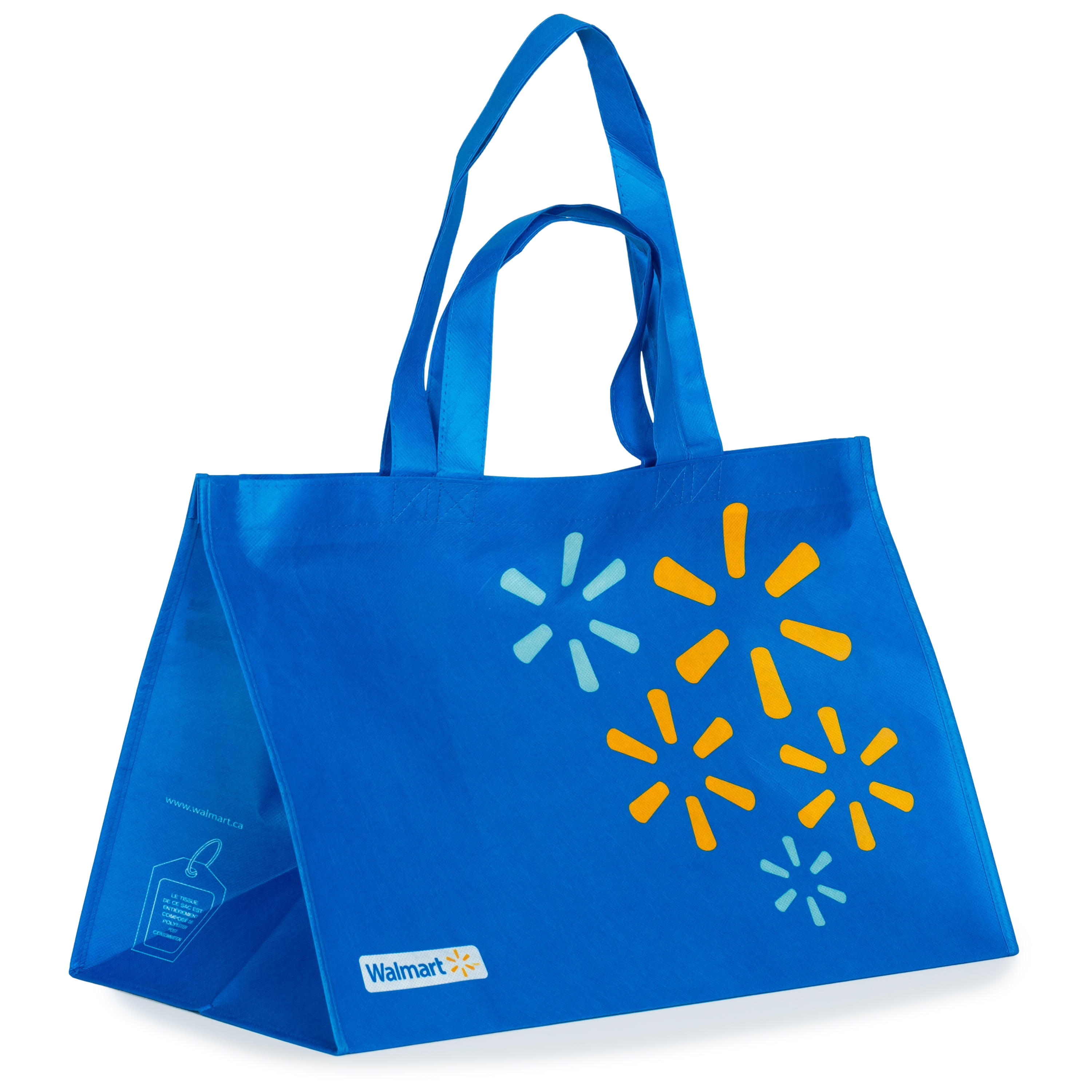 Sac d’Épicerie Réutilisable à Grande Capacité avec Doubles Poignées, Sac de Magasinage Robuste pour les Courses et l’Épicerie