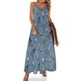 thumbnail image 1 of Nouvelle Robe Sans Manches Motif Gnomes Mignon Robe de Soirée Robes d'Été pour Femmes 2024, 1 of 5