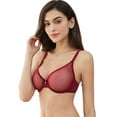 thumbnail image 4 of Varsbaby Sexy See Through Bras Bralette Adult Bra and Thongs Lingerie Set for Women, 4 of 6