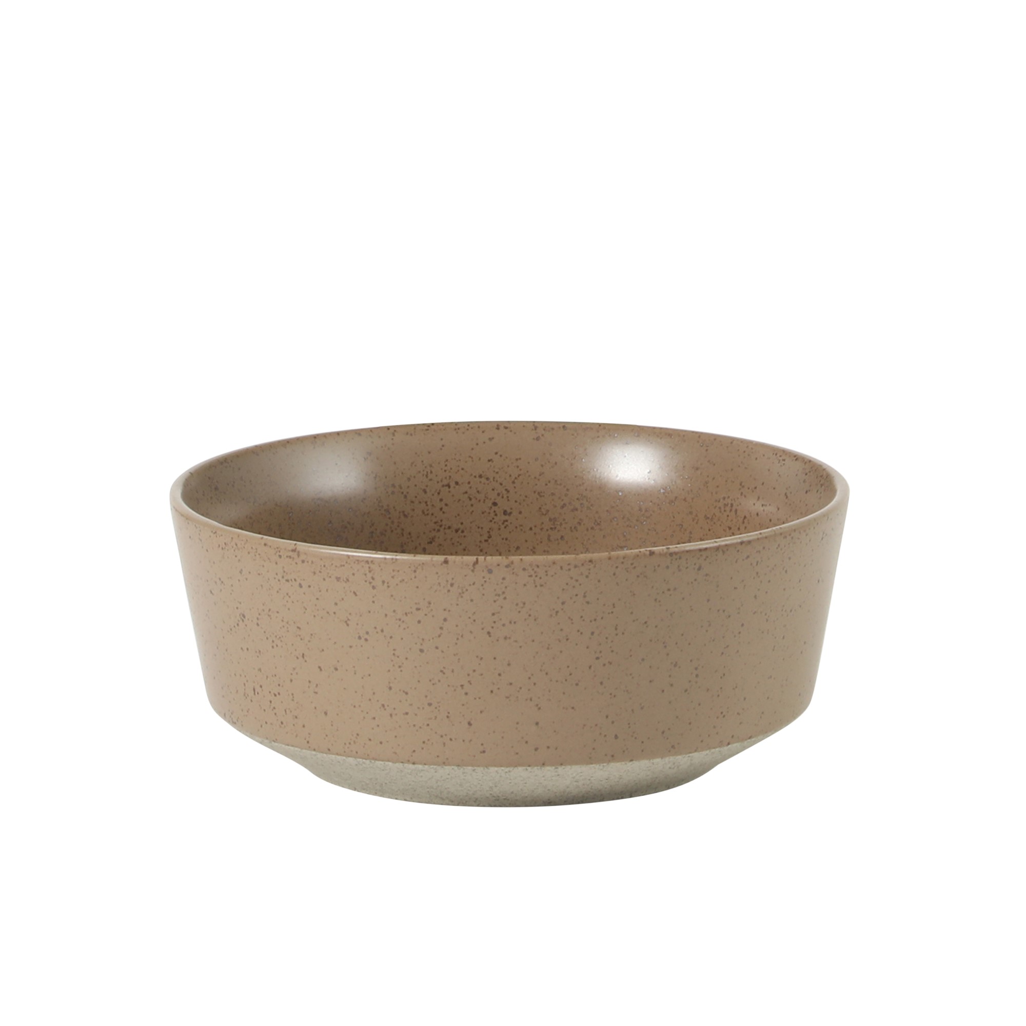 Gibson Elite Overbrook 16-Piece Pottery Clay Stoneware Dinnerware Set – Terraccotta Brown Reactive Glaze, Stackable Plates and Bowls w/ Pasta Bowl, Service for 4 – Microwave & Dishwasher Safe