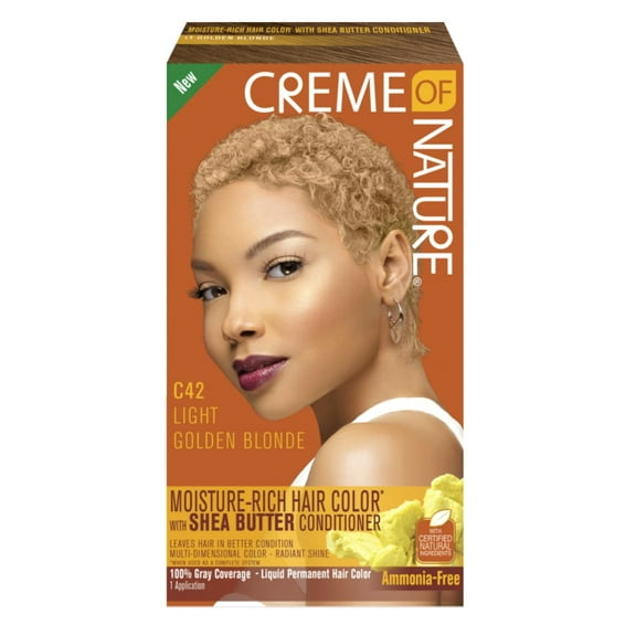 Creme Of Nature Color C42 Light Golden Blonde Kit (Pack of 3)