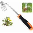 thumbnail image 2 of PYYAN-Weed Puller Tool2025 New Garden Weeder Tool Stainless Steel Hand Weeder Tool,4 Teethes Dual Purpose Weed Remover Tool Weeding Tools for Gardening (Rubber Handle), 2 of 4