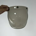 thumbnail image 5 of Retro 3 Snaps Bubble Visor for Open Face Helmets Vintage Shield Accessories, 5 of 5