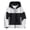 Black, variant on Windproof Casual Jacket Color Block Hooded Lightweight Breathable Hiking Windbreaker for Outdoor Camping Black L
