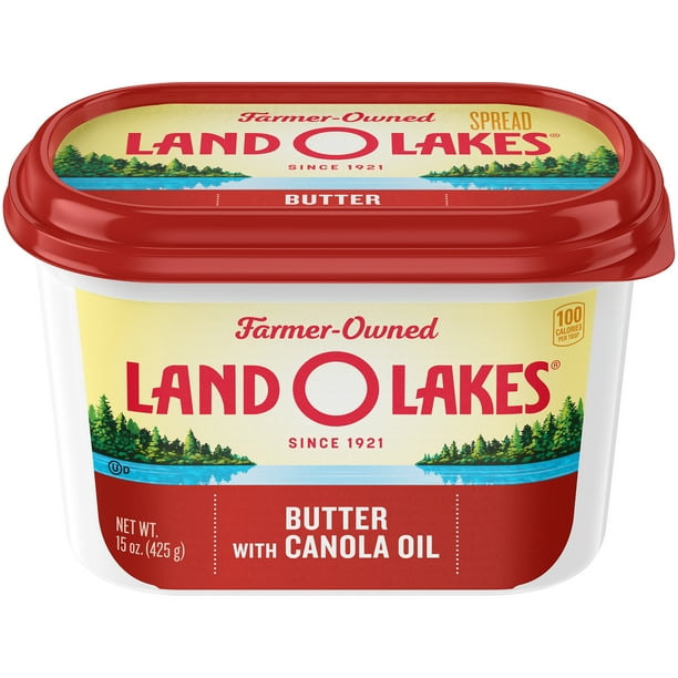 Land O Lakes® Butter with Canola Oil, 15 oz Tub