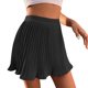 thumbnail image 3 of Sonducket holgada informal de cintura alta para mujer, para niñas, estudiantes, fiesta, banquete, senderismo, deportes, poliéster, plisada, por Ropa, zapatos y accesorios Miscelánea Negro XXL, 3 of 6