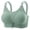 c01Green, variant on No Underwire T-Shirt Bra for Women Wireless Padded Full Coverage Bralette Everyday Breathable Comfort Support Bra Brown 44