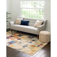 thumbnail image 4 of Rugs.com Vivid Collection Rug – 2' x 3' Ivory Medium-Pile Rug Perfect For Living Rooms, Large Dining Rooms, Open Floorplans, 4 of 4