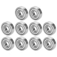 thumbnail image 2 of 10 Pcs Roulements à Billes en Acier Inoxydable Haute Vitesse Rotative Roues de Patinage à Roulettes Pièces S629Z, 2 of 14