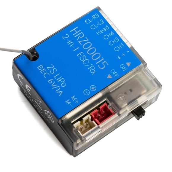Control de velocidad y receptor de 2,4 GHz para Car Horizon Hobby a escala 1/24
