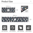 thumbnail image 3 of Yayeee Faucet Mat for Kitchen Sink 14.7" Diatomite Long Splash Guard Pad, Playful Winter, 2 Pack, 3 of 7