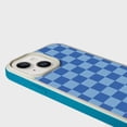 thumbnail image 5 of Caseco Mag-Safe iPhone 13 Blue Checkerboard Print Case, 5 of 5