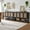 Black Oak, variant on SICOTAS 55" Rattan TV Stand for 55-65 Inch TV | Boho Media Entertainment Center Console with 4 Doors & Adjustable Shelves for Living Room, Bedroom, Cream White