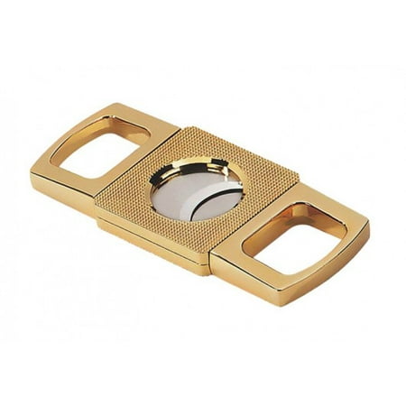 Precision Made Guillotine Cigar Cutter w/ Etched Body - 62 Ring Gauge -