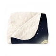 thumbnail image 2 of Happy Halloween Pug Witch Pumpkins Bats Cozy Sherpa Blanket Dog Lover Gifts Warm Soft Throw Blanket - 13012, 2 of 5