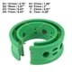 thumbnail image 4 of 2 Piezas Verde Coche Bobina Resorte Amortiguador Goma Amortiguador Universal D Tipo, 4 of 6