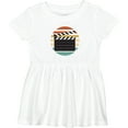 thumbnail image 3 of Inktastic Movie Film Clapboard Girls Baby Dress, 3 of 5
