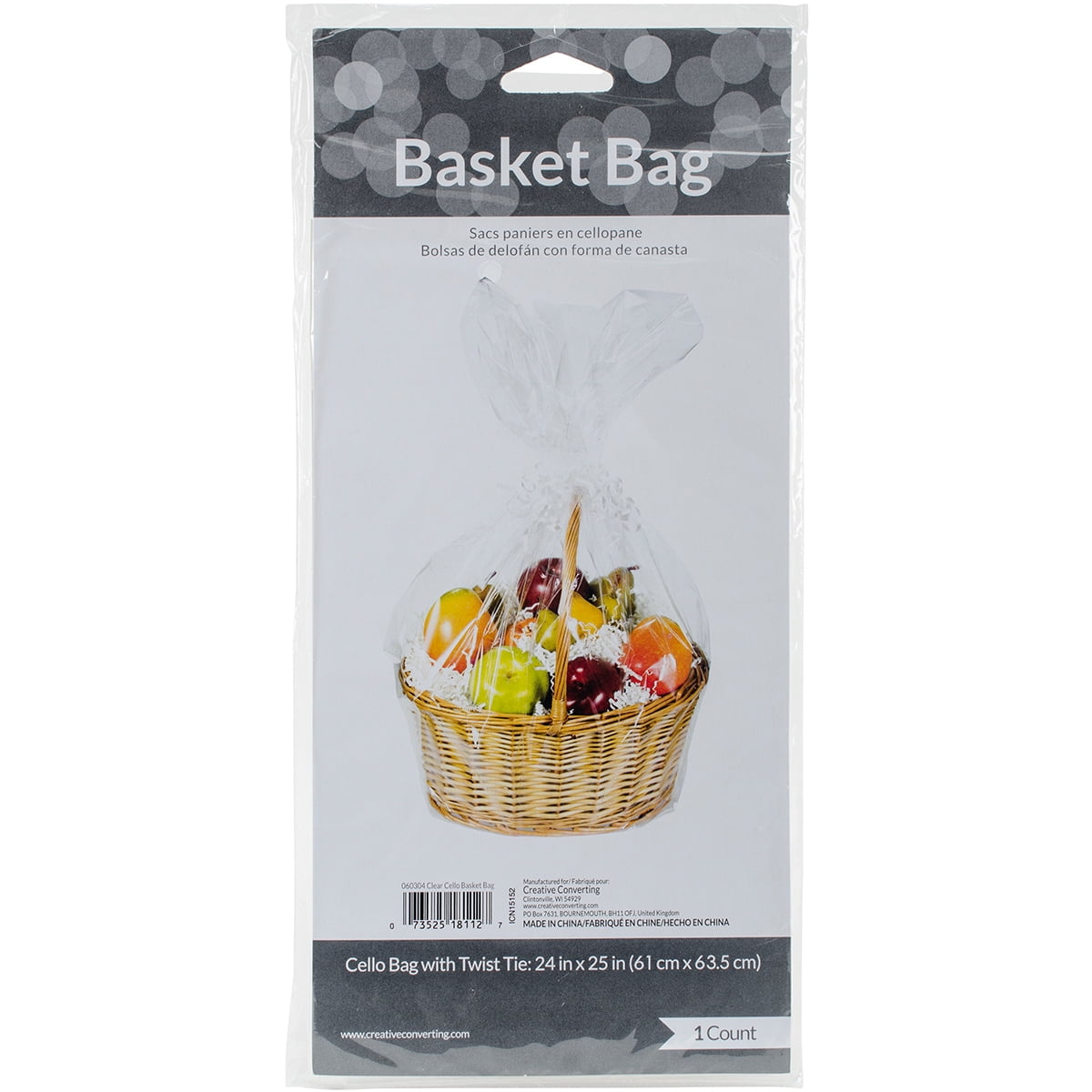 easter basket cellophane bolsas