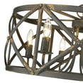 thumbnail image 6 of Golden Lighting Alcott 6-light Chandelier in Antique Black Iron, 6 of 6