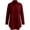 as the picture shows, variant on Casual Loose Fit Long Sleeve Shirt for Women Pure Color Lapel Blouse Versatile Wear Elegant Basic Army Green L