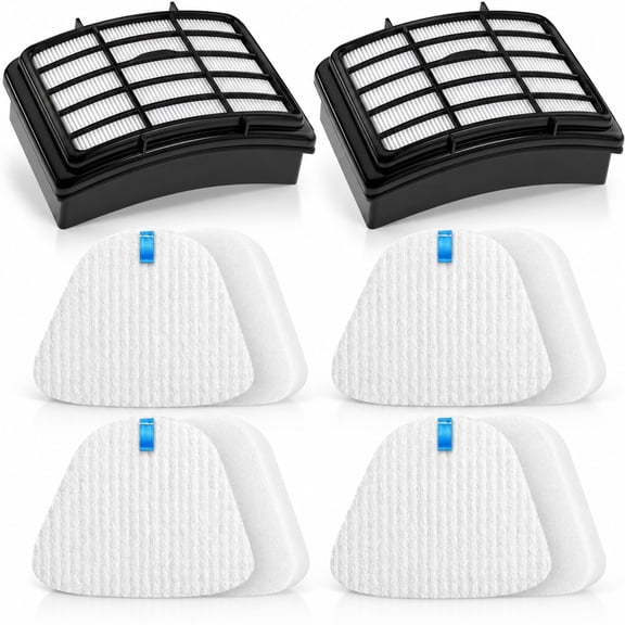 2 4 Pack Filters for Shark Vacuum Navigator Lift Away Filter Replacement ZU503AMZ NV350 NV351 NV352 NV355 NV356E NV357 NV360 NV370 UV440 UV540, Parts XFF350 XHF350