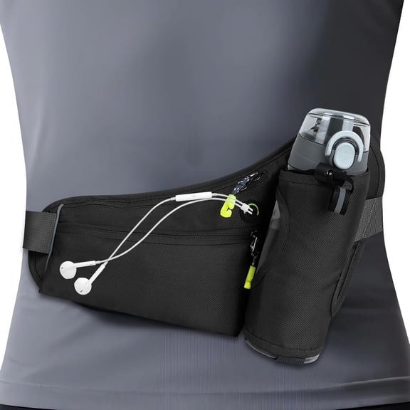Hydration Belt,Running Water Bottle Belt for Women & Men - Hydration Fanny Pack with Water Bottle Holder for Hiking, Walking, Gym | Lightweight  Pack for Running, Fitness, Marathon Essentials