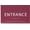 Burgandy, variant on ADA CENTRAL SIGNS - 6" X4" Entrance Sign - ADA Compliant Tactile Graphics Grade 2 Braille Text | Wall Mount Plastic Signs for Shopping Malls, Offices, Hotels, Schools, Apartments & Restaurants