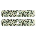 thumbnail image 7 of Yayeee Faucet Mat for Kitchen Sink 30" Diatomite Long Splash Guard Pad, Green Geometric, 2 Pack, 7 of 7
