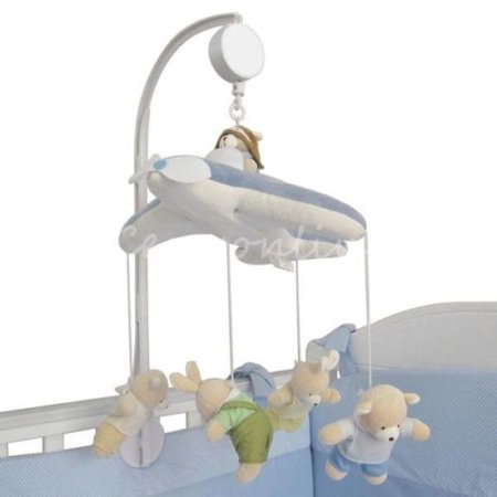 Baby Kids Crib Mobile Bed Bell Toy Holder Arm Bracket Wind Up