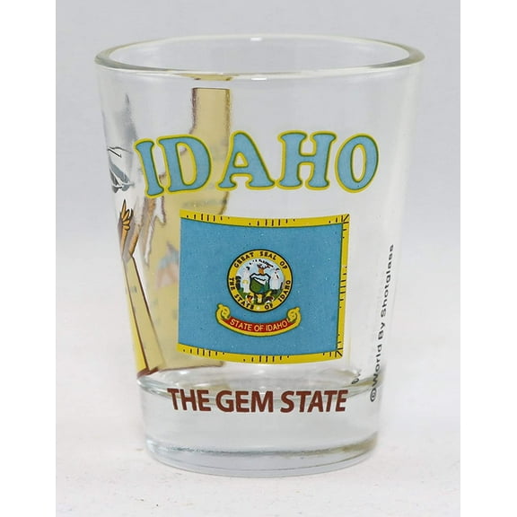 Idaho The Gem State All-American Collection Shot Glass