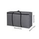 thumbnail image 3 of Bolsa de Almacenamiento de Tela Reforzada Extra Grande 100x58x28cm, Impermeable, Cremallera Resistente, Ventana de PVC Transparente, Negra o Gris, 1 Unidad, 3 of 6