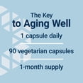 thumbnail image 5 of Life Extension NAD+ Cell Support NMN, Healthy Aging, Energy Support, nicotinamide mononucleotide, NAD+, 300 mg, Gluten Free, Non-GMO, Vegetarian, 90 Capsules, 5 of 10