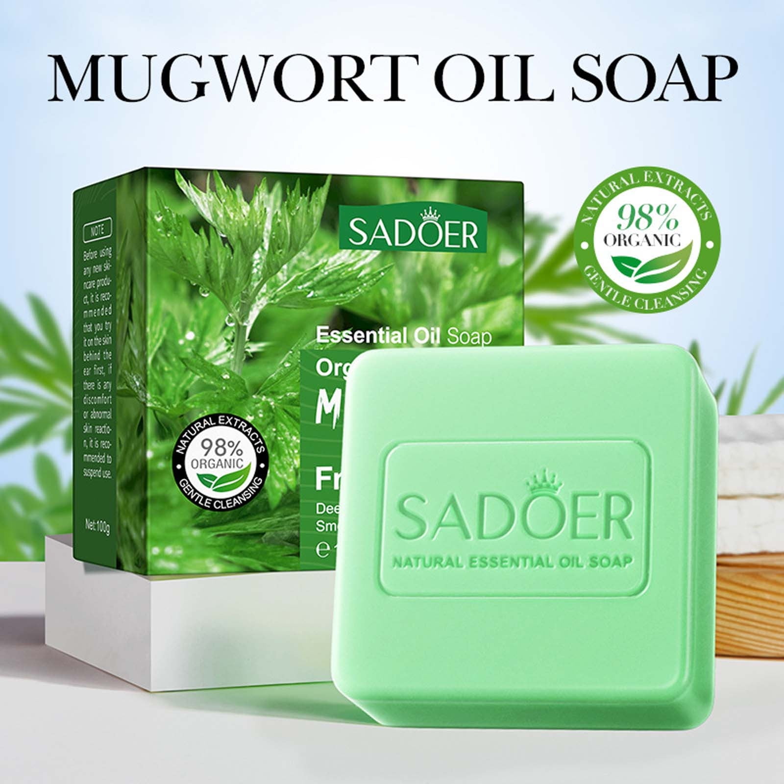 HOARBOEG Argy Wormwood Oil Soap Is Universal For Cleaning The Body