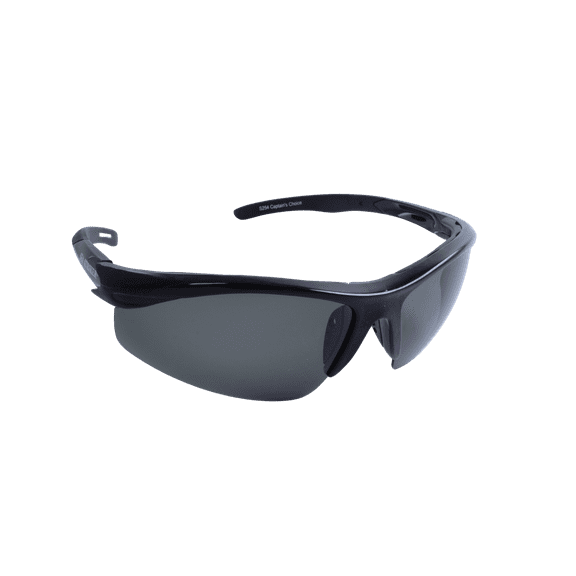 Sea Striker Captain's Choice Beach Boating Fishing Polarized Sunglasses Men Women Black Frame w/Smoke Lens