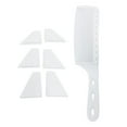 thumbnail image 5 of Flat Top Comb Durable Curved Barber Comb for Hairdresser Home Use Hair Salon White, 5 of 8