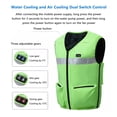thumbnail image 3 of Ropa Con Aire Acondicionado, Chaleco De Refrigeración Por Agua, Tira Reflectante De Seguridad Para Climas Cálidos, 3 of 7
