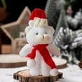 thumbnail image 5 of CuiLiyq Christmas Teddy Bear Ornaments, Plush Teddy Bear Dolls Wearing Scarf, for Family Holiday Parties Desktop, Christmas Tree Decorations, and Christmas Gifts (Red Scarf), 5 of 6
