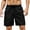Black, variant on KBODIU Men's Swim Trunks, Men Quick Dry Beach Shorts Surf Boardshorts with Mesh Lining