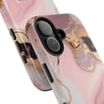 thumbnail image 2 of iPhone Tough Case - Pink Gold Marble Abstract Waves Swirls Art Elegant Gift - iPhone 16, 2 of 6