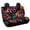 Flower Pattern, variant on CHAQLIN Palm Tree Plumeria Rear Bench Seat Covers, 2 Piece Non Slip Washable Seat Covers for Cars, Trucks and Vans, Quick Dry Durable Back Seat Protectors