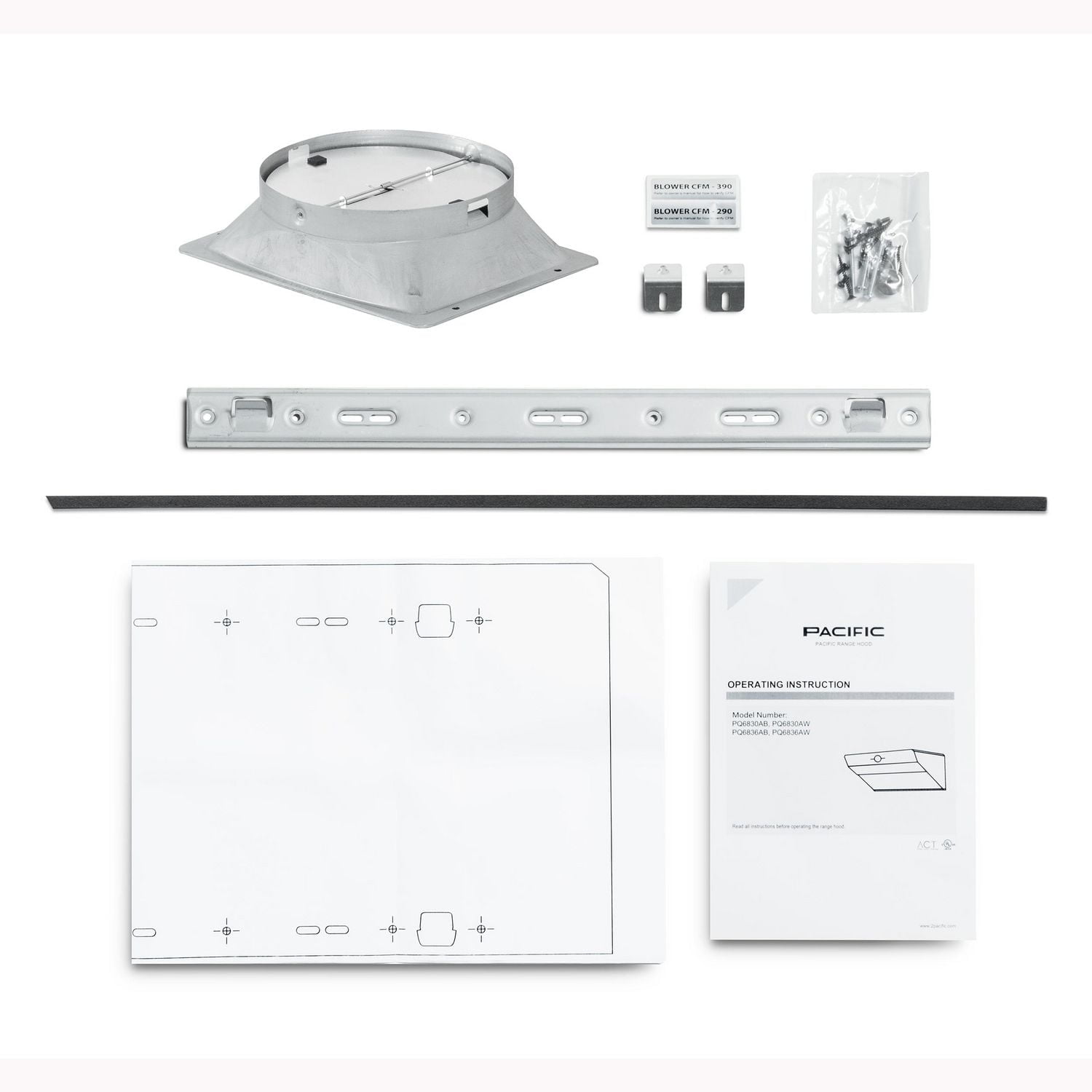 Pacific Side Suction PQ68 36" Range Hoods