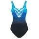thumbnail image 5 of TFixol Traje de baño de una pieza para mujer, cruzado, sin espalda, control de barriga, 5 of 8