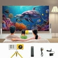 thumbnail image 1 of Household Portable LED Mini High-definition Projector Gift Machine Parent-child Gift Support 1080p Decoding Supports-Disk Trans- Card And Cable, 1 of 8