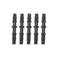 thumbnail image 1 of Conector de Tubería en Forma de I de 2 Vías de Plástico de Bargains Únicos 0.19" Negro 5 Pcs, 1 of 7